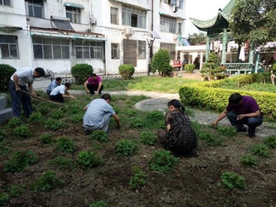 房县畜牧兽医局开展“绿满机关”活动