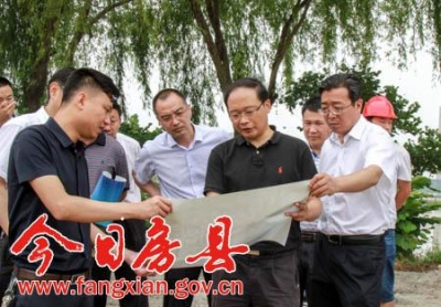 蔡贤忠调研重点项目建设情况