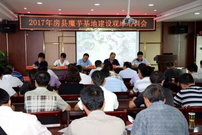 房县召开魔芋基地建设观摩培训会