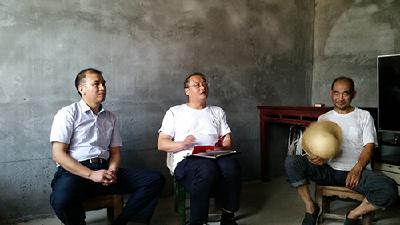 丁杰参加姚坪乡西坡村“支部主题党日”活动