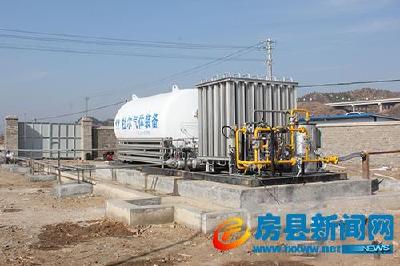 我县实现天然气入户通气