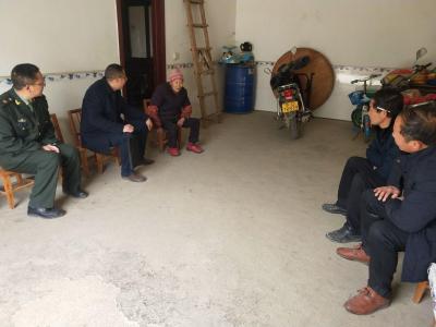 九道乡领导班子开展春节慰问活动