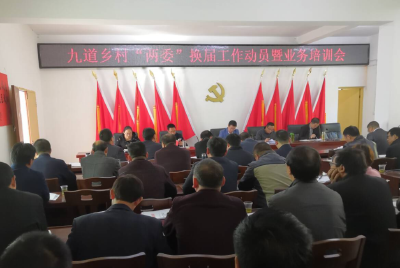 九道乡召开2018年村“两委”换届选举动员暨业务培训会 