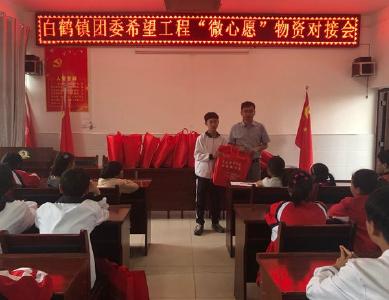 白鹤镇团委关爱留守儿童，点亮“微心愿”