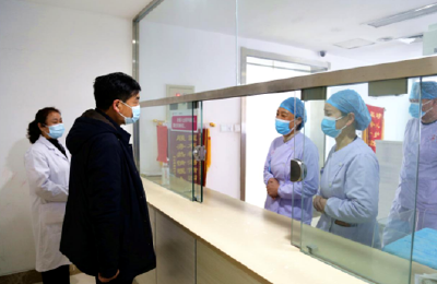 县保健院开展春节后行政大查房