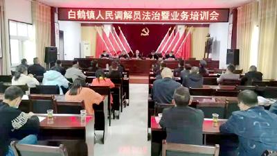 县司法局开展法治乡村建设暨人民调解员业务培训