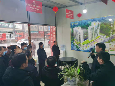 奋战在春天里 ――2021年城关镇一季度项目拉练侧记