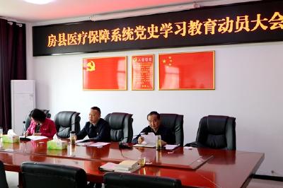 县医疗保障局召开党史学习教育动员会暨宣讲报告会