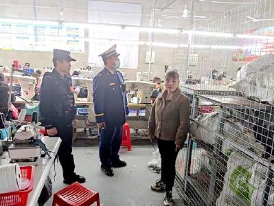 县消防救援大队联合派出所开展小微企业、沿街店铺消防安全检查