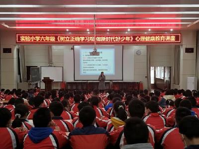 房县实验小学：树立正确学习观，做新时代好少年