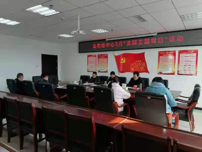 房县农村经济经营服务中心开展3月支部主题党日活动