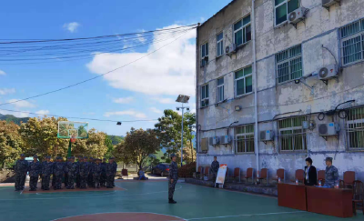 姚坪乡：阳春四月，沙场点兵 基干民兵展现“精气神”