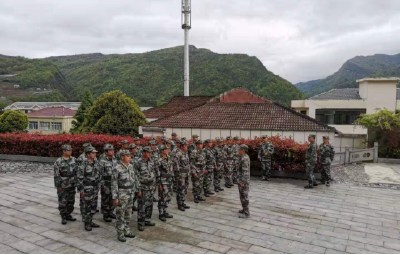 九道乡召开2021年基干民兵点验大会