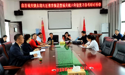 县教研中心视导八一希望小学六年级复习备考工作