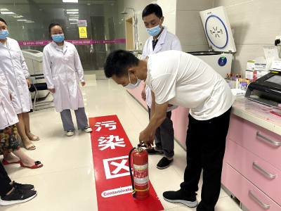 县保健院开展消防安全大排查和培训活动