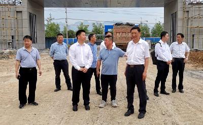 纪道清调研纺织产业园和鑫资再生铝项目建设进展情况