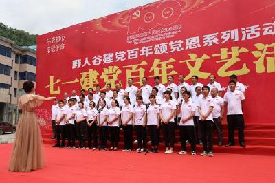 野人谷镇举办“建党百年 颂党恩” 庆“七一”文艺活动