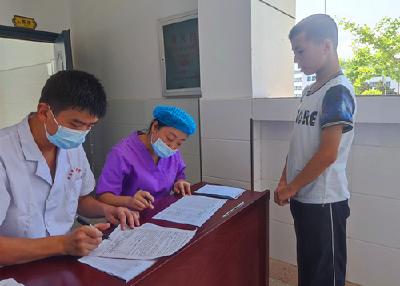 我县全面启动12—17岁新冠疫苗接种工作