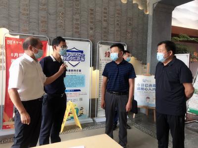 市疫情防控督导组来我县督导复工复产工作