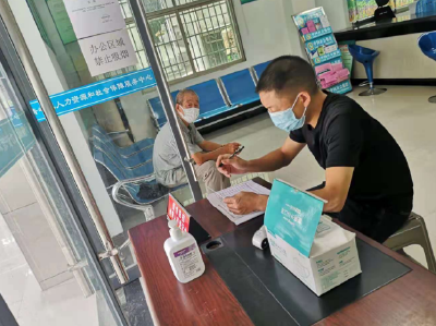 青峰镇人社中心：严防“德尔塔”，高效提升服务水平