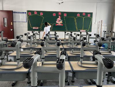 县实验小学分校区多措并举筹备开学工作
