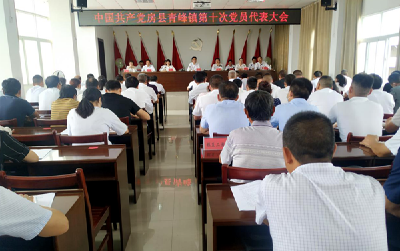 青峰镇召开第十次党员代表大会