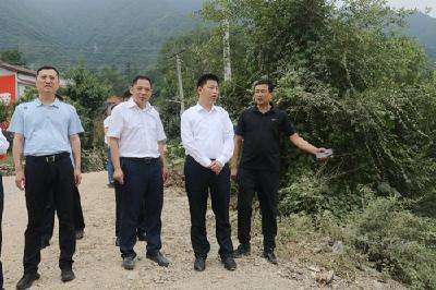 纪道清到尹吉甫青峰镇督导环保问题整改 检查防汛备汛和巡河