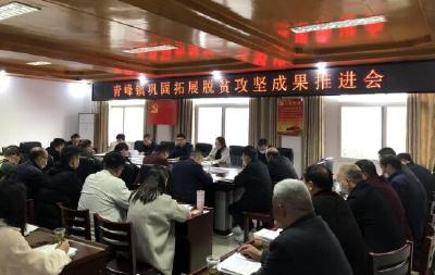 青峰镇召开巩固脱贫攻坚成果推进会