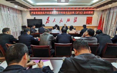 尹吉甫镇学习贯彻县委十四届十次全体（扩大）会议精神