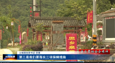 土城镇：以服务项目为抓手 以产业建设为引领 推动全会精神落地见效