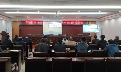 青峰镇：集中观看警示教育片 增强干部廉洁自律意识