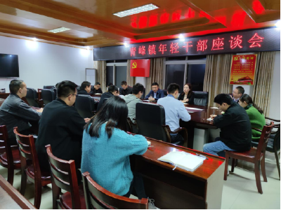 青峰镇召开年轻干部座谈会