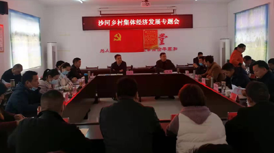 沙河乡召开农村集体经济发展专题会