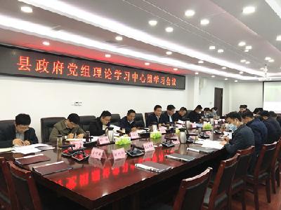 县政府党组理论学习中心组开展集中学习