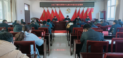 大木厂镇学习贯彻党的十九届六中全会精神： 汲取全会精神 砥砺前行