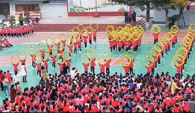 县实验小学举行2021年冬季运动会