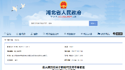 湖北省政府重磅发文！事关你家乡的未来发展