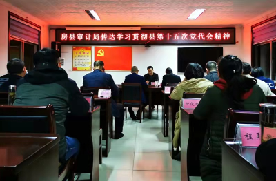 房县审计局：“四个结合”学习贯彻县第十五次 党代会精神