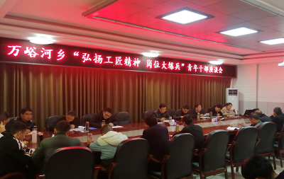 万峪河乡开展“弘扬工匠精神 岗位大练兵” 青年干部座谈会