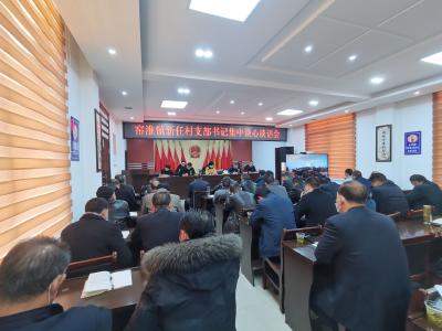 窑淮镇开展新一届村支部书记谈心谈话活动