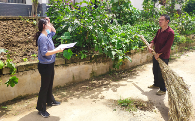 县公共就业服务中心来万峪河乡开展公岗核查