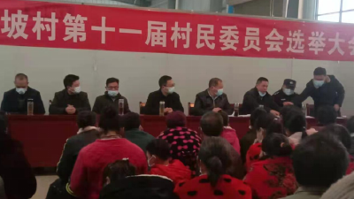 九道乡八里坡村圆满完成村“两委”换届选举