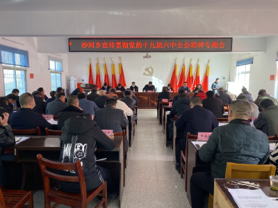 沙河乡：开启“五学”模式，贯彻党的十九届六中全会精神