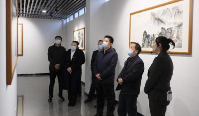 蔡静峰来我县调研宣传思想文化工作