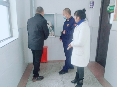 县消防大队联合八一希望小学开展消防安全隐患排查