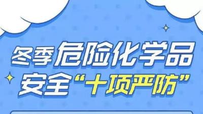 应急科普｜冬季危险化学品安全“十项严防”
