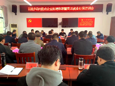 回龙乡多举措宣传灵活就业人员养老保险参保