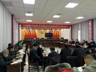 白鹤镇召开调整优化干部包联工作巩固脱贫攻坚成果座谈会