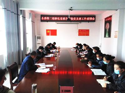 县委第二巡察组巡察县卫校党支部巡察意见反馈会召开