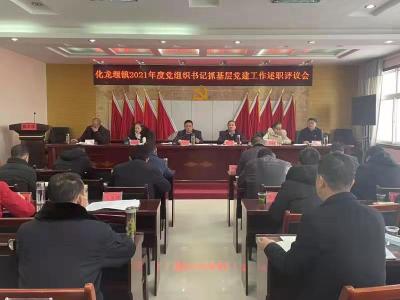 化龙堰镇召开2021年度党组织书记抓基层党建工作述职评议会